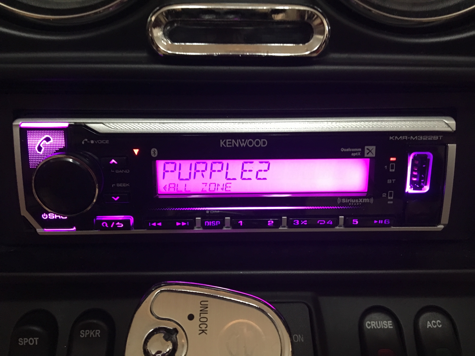 Pioneer Single DIN Bluetooth Stereo Radio, Harley Single DIN Stereo