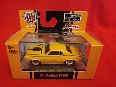 M2 Machines 1970 Mercury Cougar Eliminator Ground Pounders R21 1:64 New 2021