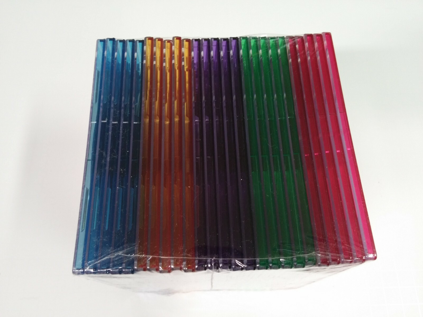 Pack of 25 Kensiko 5mm CD Slim Jewel Cases, Translucent, Sealed