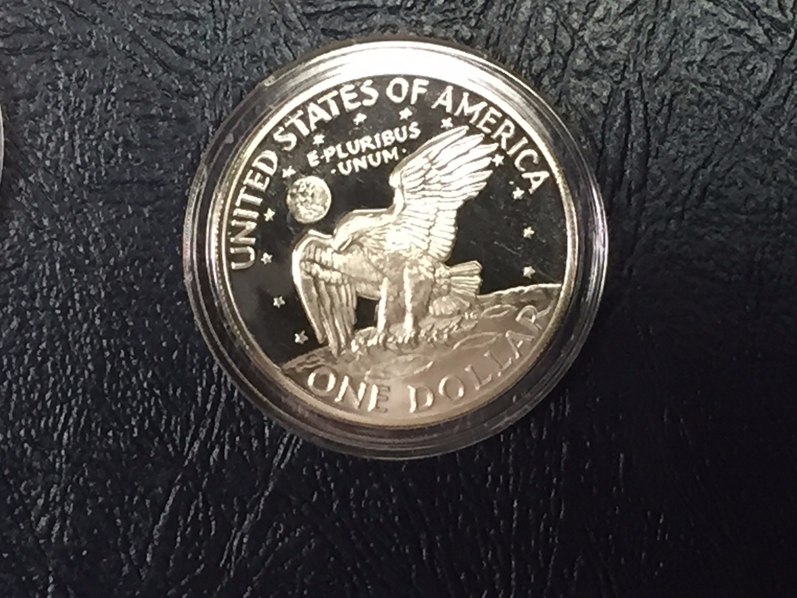 ONE(1) 1972-S 40% SILVER GEM PROOF IKE EISENHOWER DOLLAR PROTECTIVE CAPSULE#%10