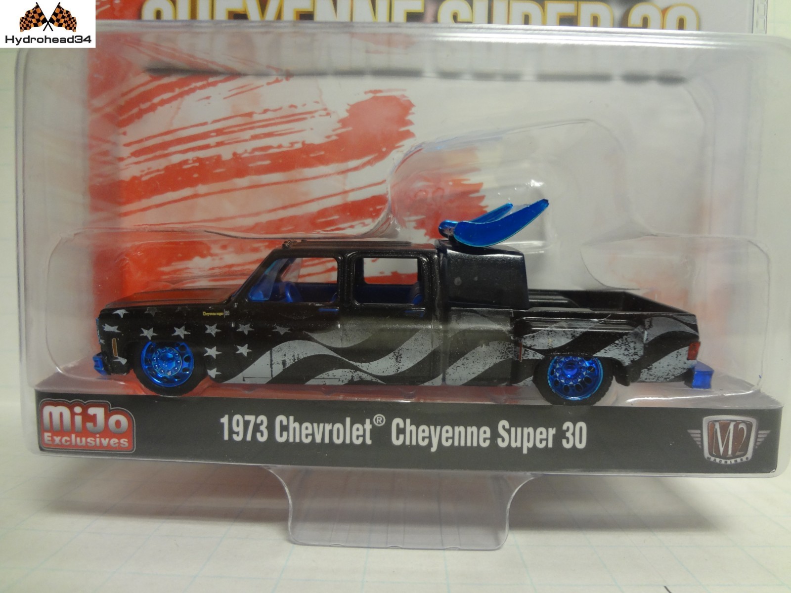 M2 Machines CHASE 1973 Chevrolet Cheyenne Super 30 Stars