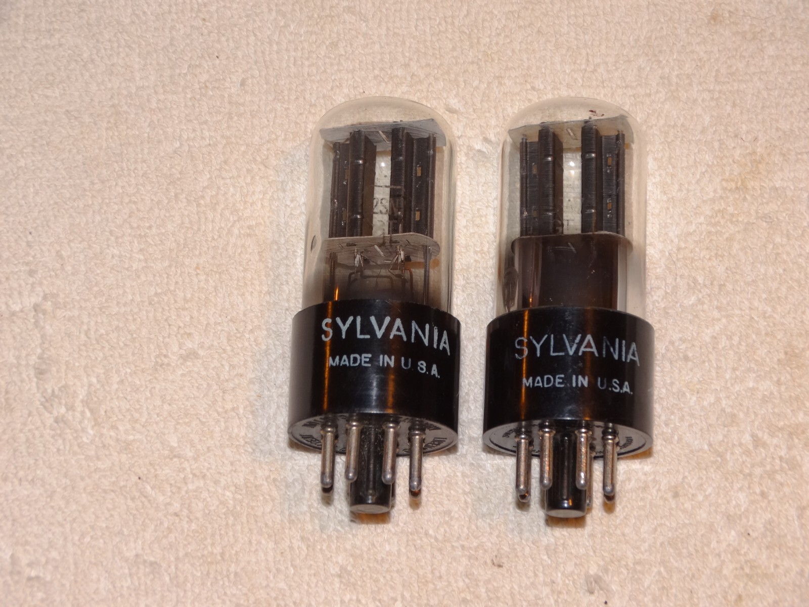 その他 1953 SYLVANIA 12SN7GT BAD BOY 1950's Sylvania 12SN7GT Bad Boy Tubes, Matched Pair, NOS