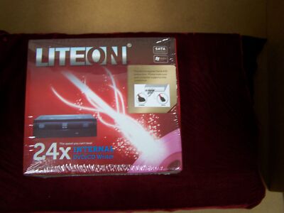 LiteOn DVD/CD Writer,Internal Drive 24X,SATA, NEW Sealed