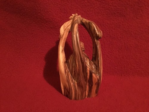 Vintage Carved Olive Wood 