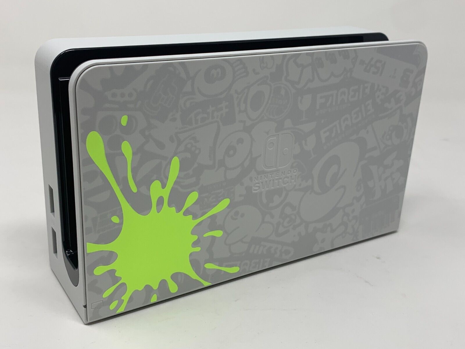 🔥🔥🔥 Nintendo Switch OLED Splatoon 3 - Dock ONLY - BRAND 🔥🔥🔥 Nintendo Switch OLED Splatoon 3 - Dock ONLY - BRAND