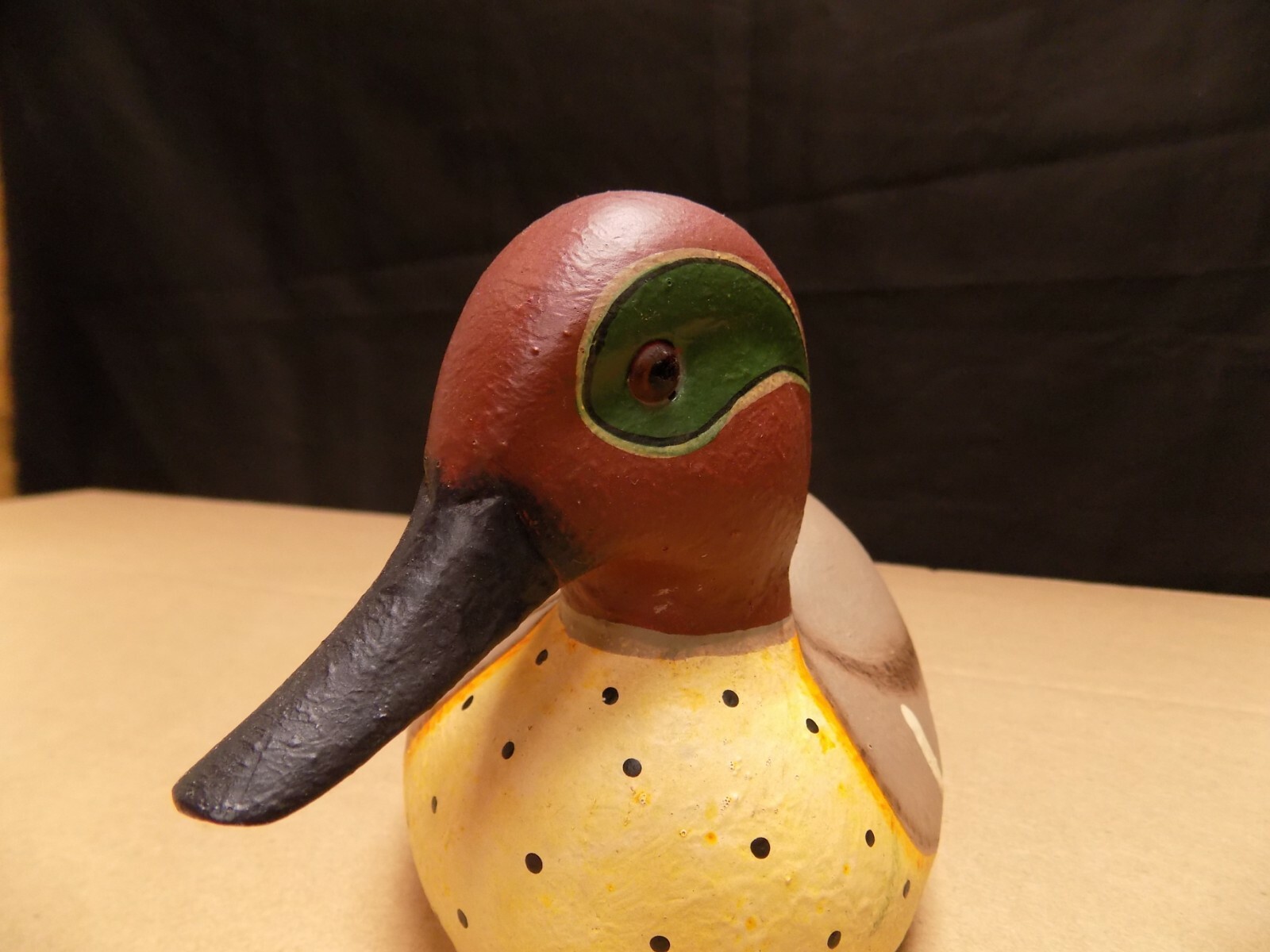 Ducks Unlimited Since 1937 Promotional Hand Painted Green-Winged Teal Duck Decoy