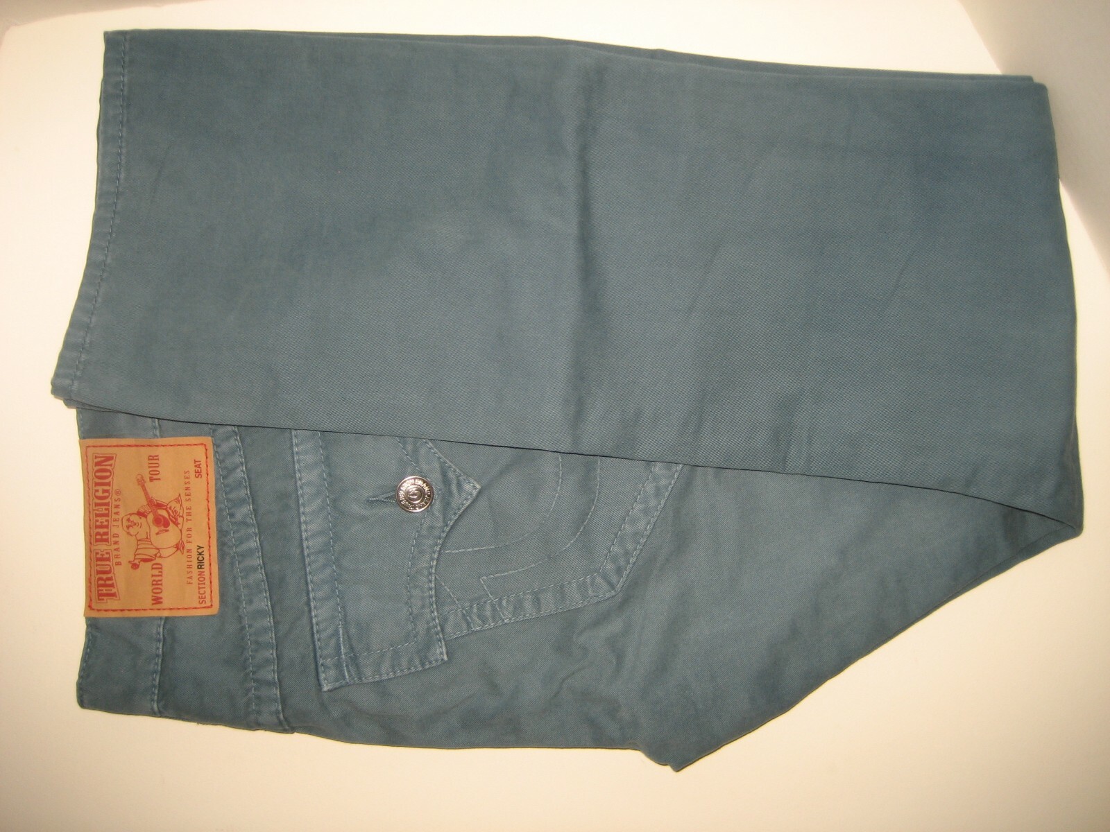 TRUE RELIGION RICKY デニム 30/33 NEW TRUE RELIGION JEANS 30 x 33 Ricky Straight Leg Low Rise