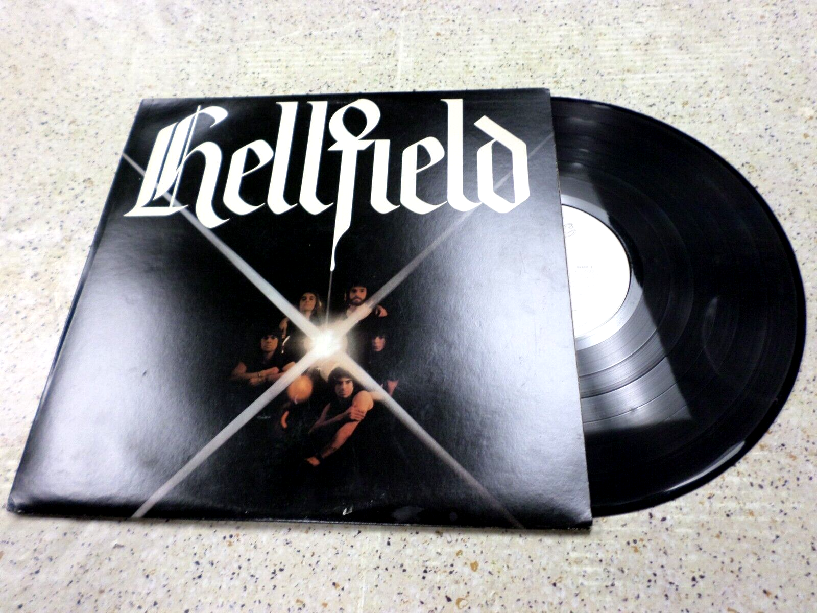 VINYL ALBUM RECORD, HELLFIELD- SELF TITLED,JE-36005, PROMO VINYL ALBUM RECORD, HELLFIELD- SELF TITLED,JE-36005, PROMO
