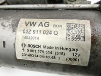 Seat Leon 5F SC FR 13-18 TSI 1,4 103KW Anlasser Starter Seat Leon 5F SC FR 13-18 19.02.2014 02Z911024Q 000117951... Vorschau 6