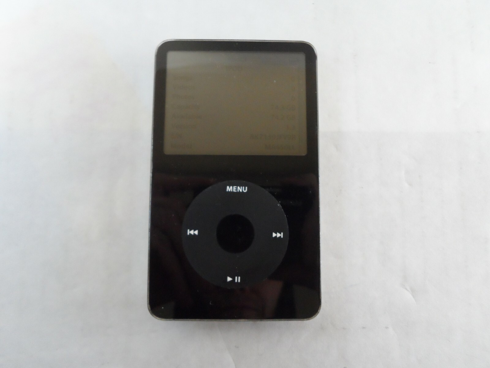 Apple Ipod Classic 5th Gen (A1136) 80gb Black Tested Used Fast Shipping
