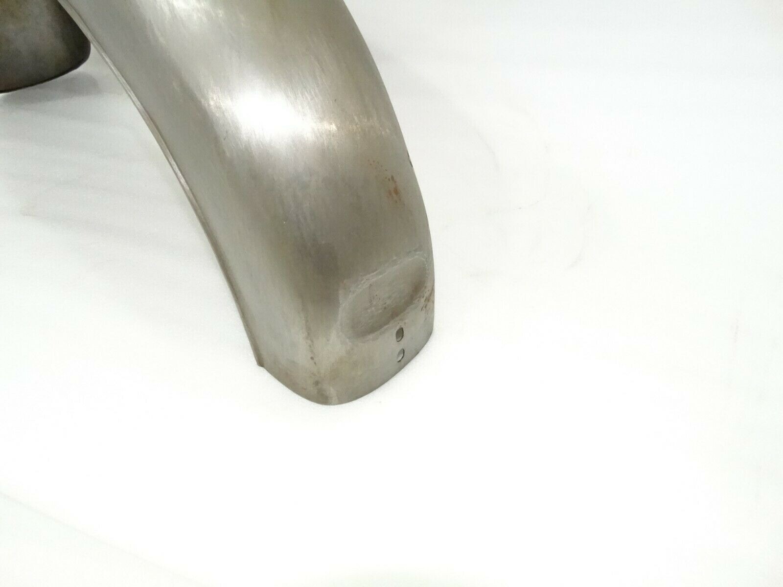 For NORTON FEATHERBED SLIMLINE REAR MUDGUARD RAW STEEL PRE-DRILLED 