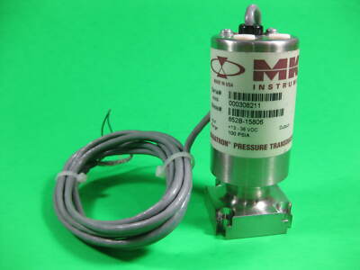 MKS Instruments Barathon Pressure Transducer -- 852B-15806 -- Used