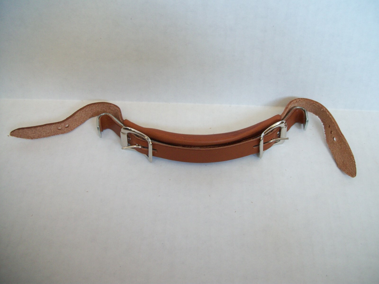 Replacement luggage Leather emergency steel re-enforced handle DeepTan