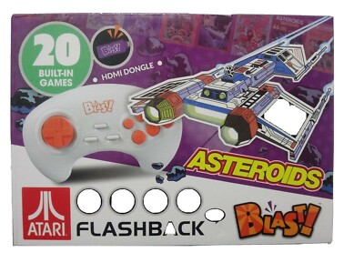 Atari Flashback Blast Vol. 2 Asteroids Retro Video Game Features 20 Games (New)