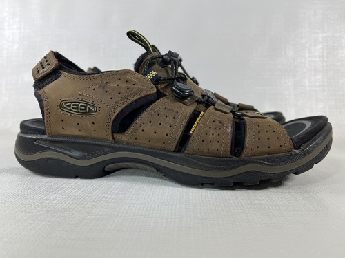 Keen Rialto Waterproof American Built Brown Leather Sandals Mens Sz 10 USA  Made | eBay