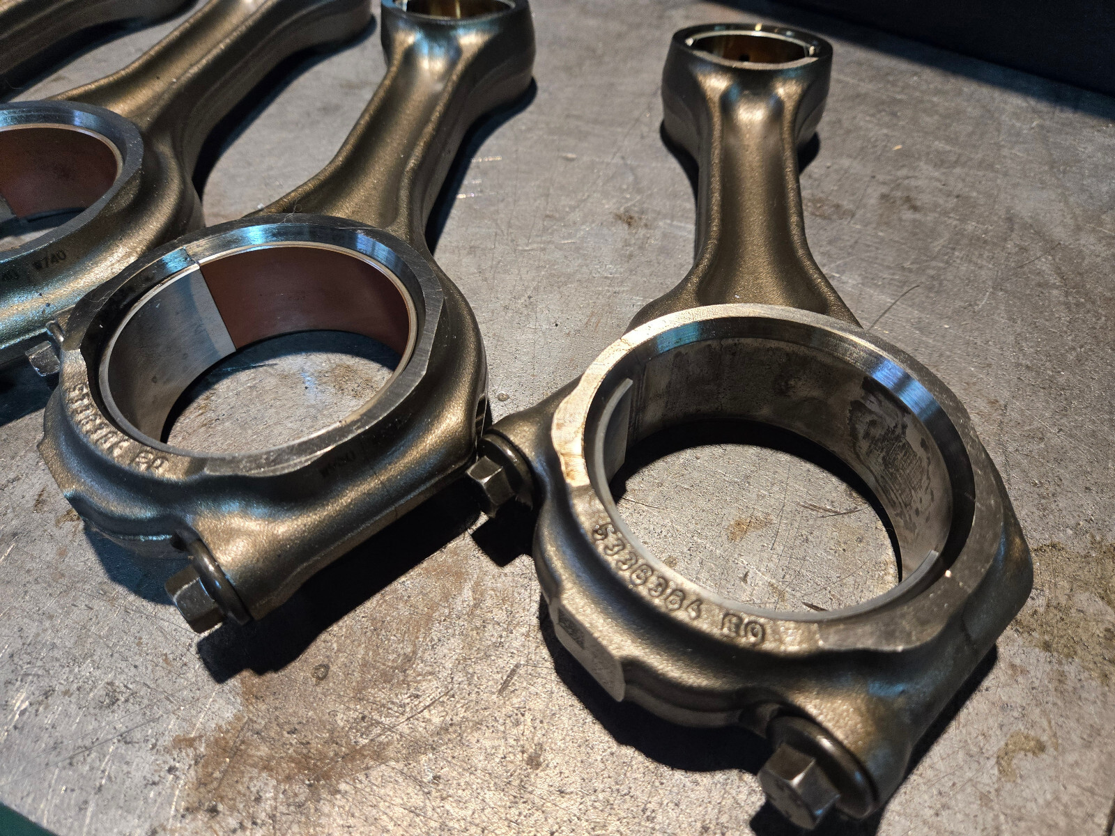 SET OF 6 - 6.7L CUMMINS 5336384 CONNECTING ROD 2019-2023 68447755AA - Picture 3 of 16
