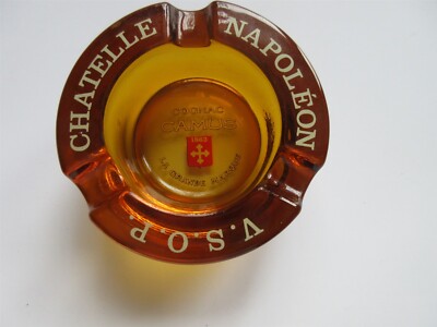 Chatelle Napoleon V.S.O.P. Cognac Camus La Grande Marque 1863 Vintage Ashtray