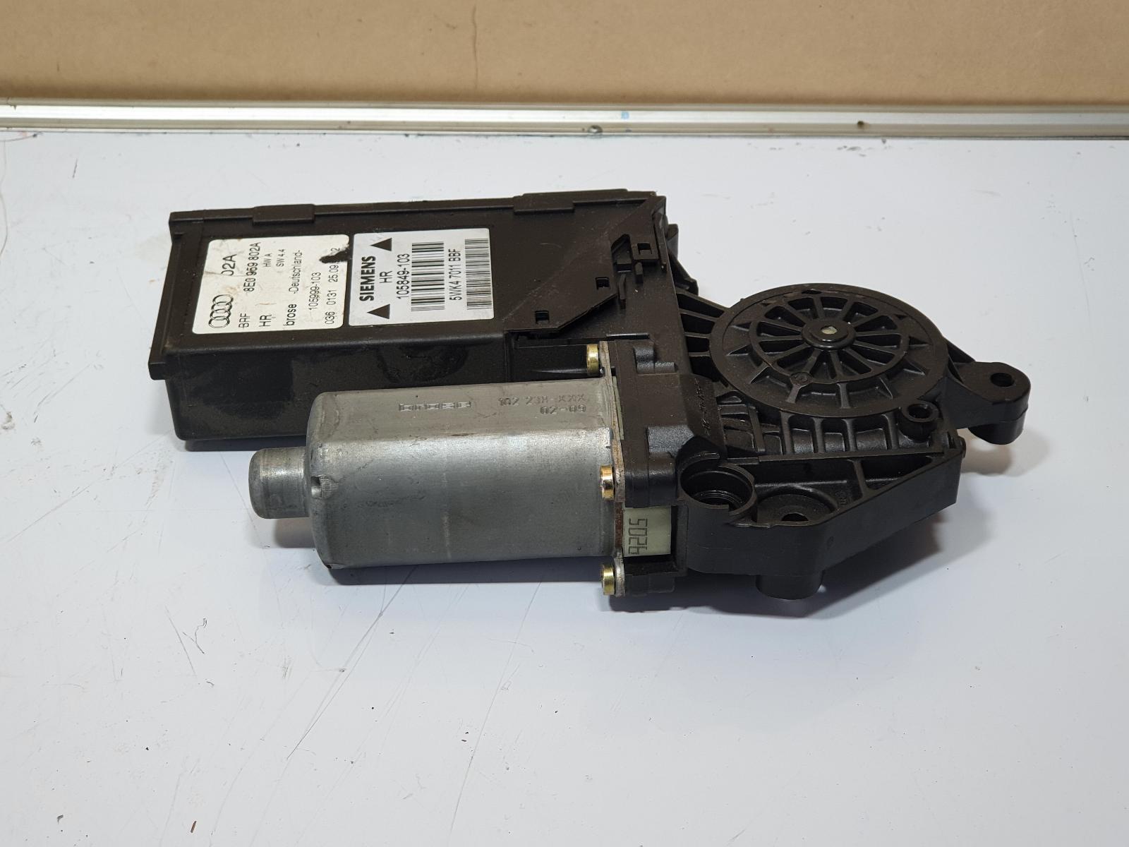 2002 Audi A4 RIGHT REAR WND MOTOR ONLY B6-B7 SEDAN/WAGON 07/01-03/0 image 4