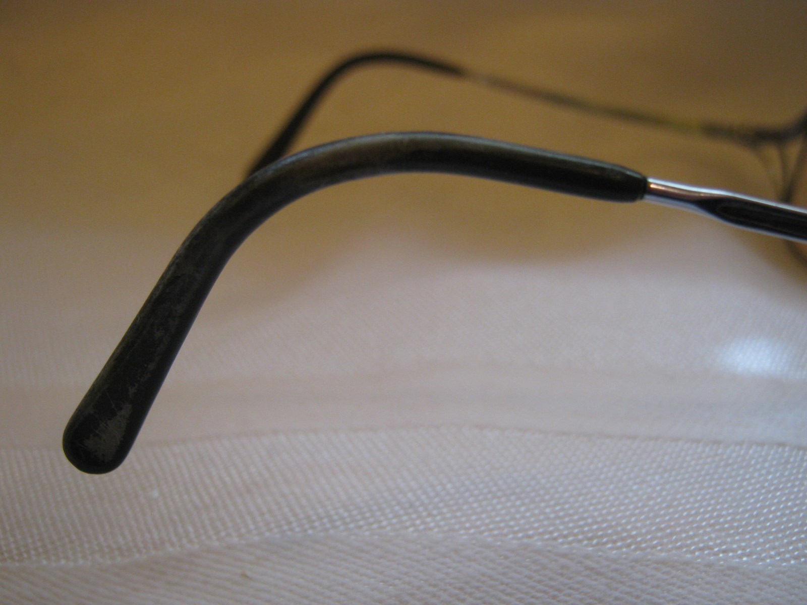 CHRISTIAN DIOR Vintage Women's Oval Eyeglasses Silver Metal/Gray Frames Austria