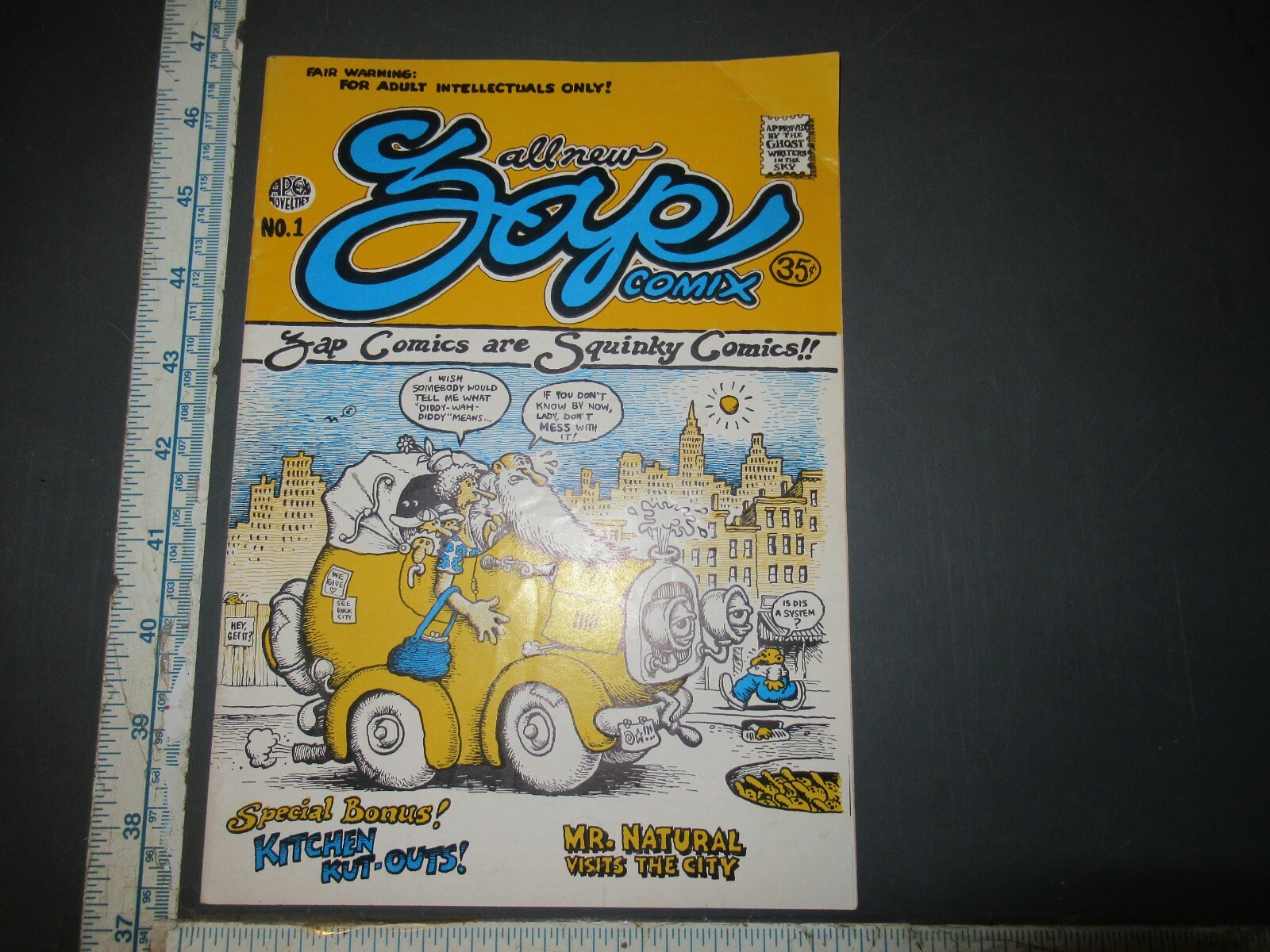 Zap Comix #1 Underground Comix R. Crumb Art 3rd Printing | eBay