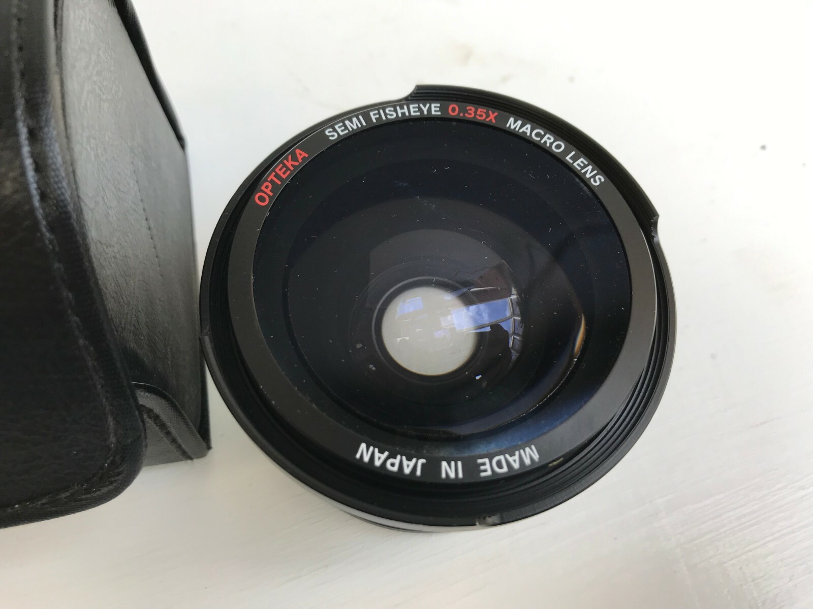 Opteka Semi Fisheye 0.35x Macro Lens Camera Lens HD2 with Case 58mm
