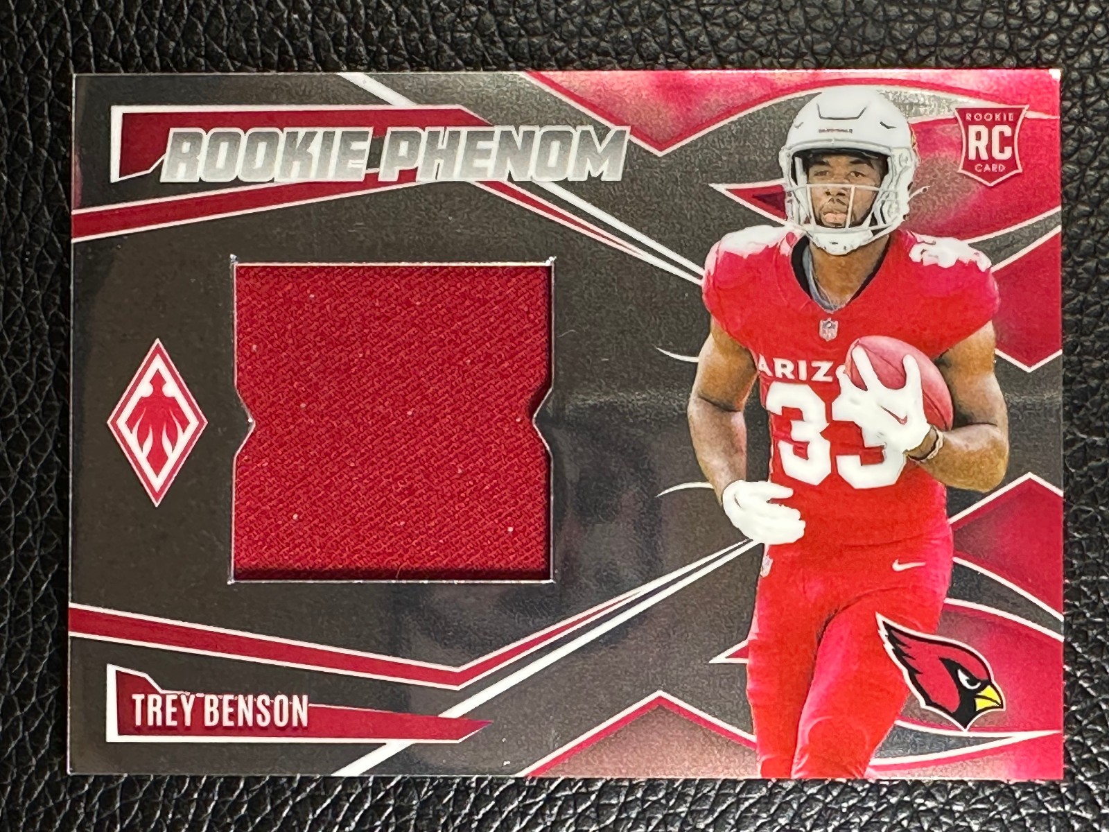 2024 Panini Phoenix Rookie Phenom Trey Benson 102/225 Jersey RC Rookie