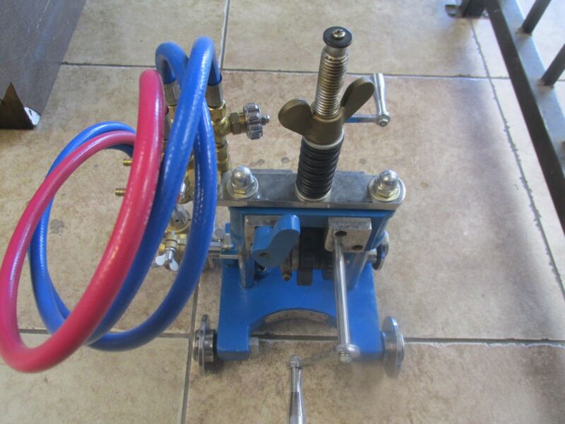 Gas Cutting Machine Manual Pipe Cutting Beveling Machine + Acetylene Nozzle