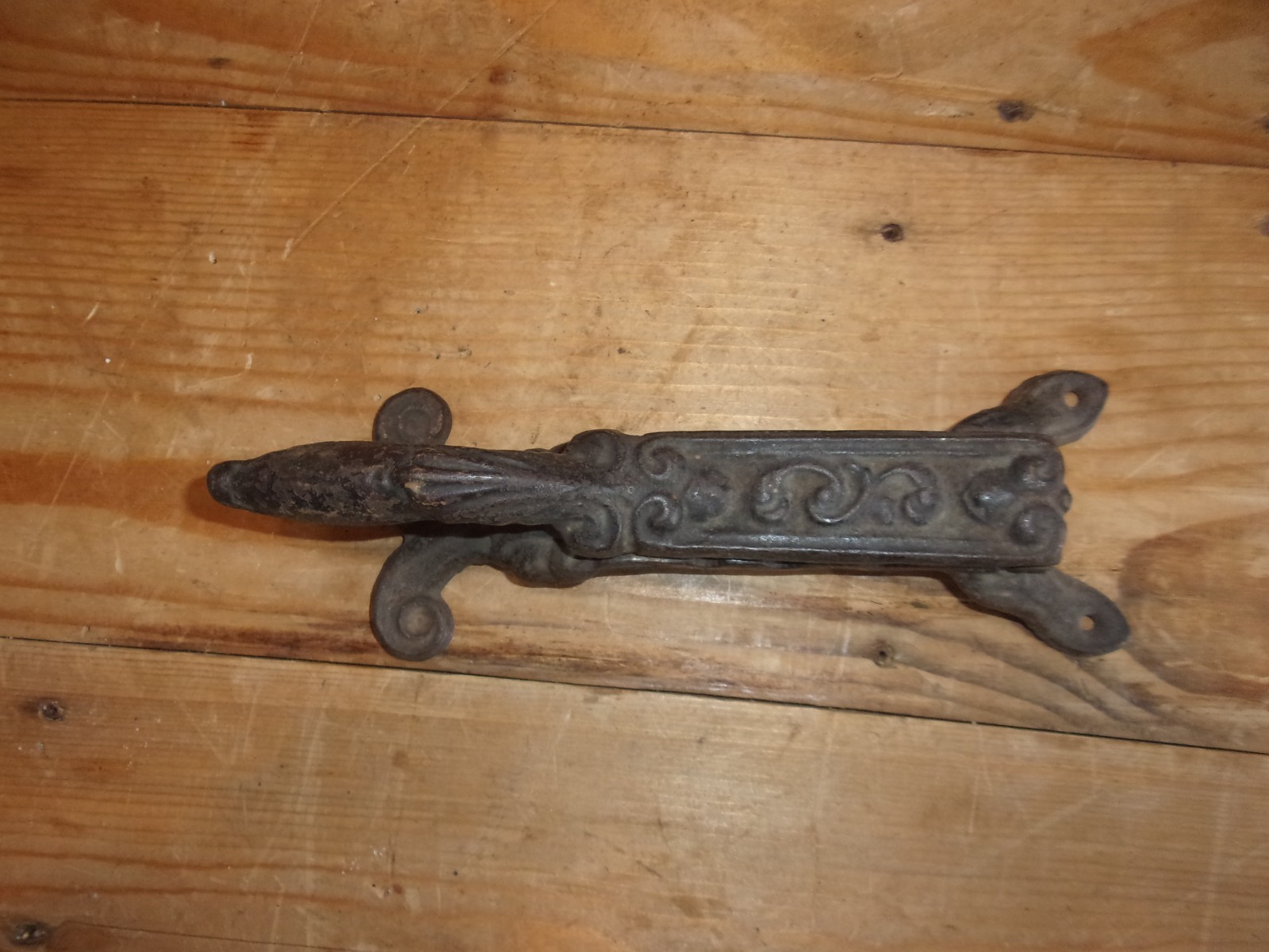 Antique Apothecary, Pharmaceutical Cast Iron CORK PRESS~Ornate Decor