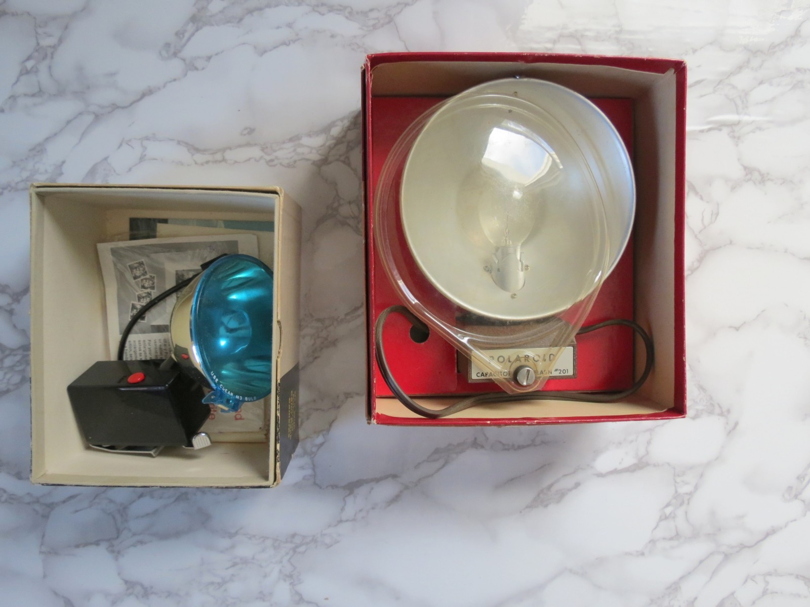 Vintage Flashgun Attachment Reflectors Photography Lot Kodak Polaroid Honeywell