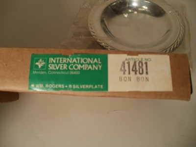 Wm Rogers Silverplate Serving Dish Plate Bowl International Silver Com  #41481
