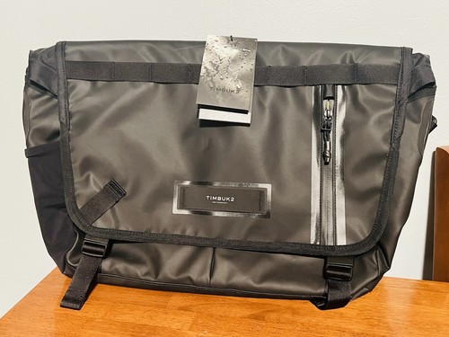 【多機能】TIMBUK2 messenger bag y2k ロゴ刺繍 ブラック Custom Timbuk2 Classic Recycled 14