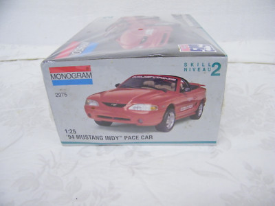 NEW Monogram 94 Mustang Indy Pace Car Model