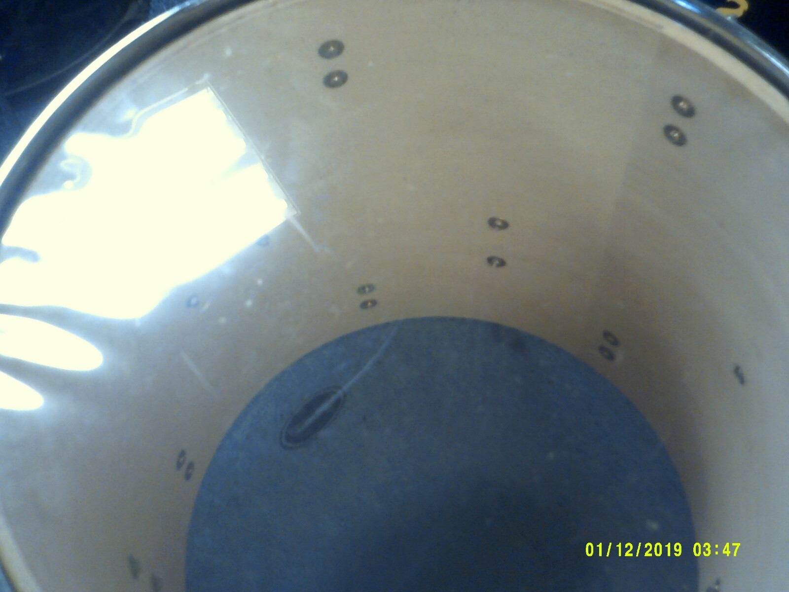 Fender star caster 16 dia by 16 deep floor Tom drum  black