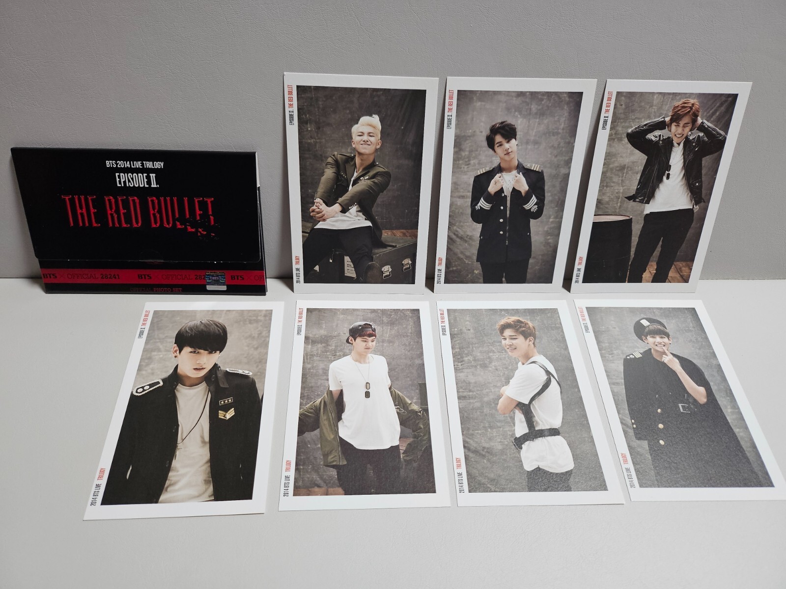 BTS 防弾少年団  2014THE RED BULLET 限定特典フォトカード BTS 2014 LIVE TRILOGY THE RED BULLET Official Photo Card