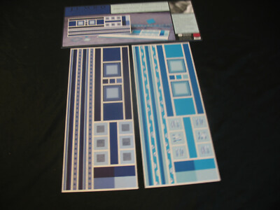 CREATIVE MEMORIES JUMBO GREAT LENGTH STICKERS ORANGE/AMBER;  BLUE & MORE