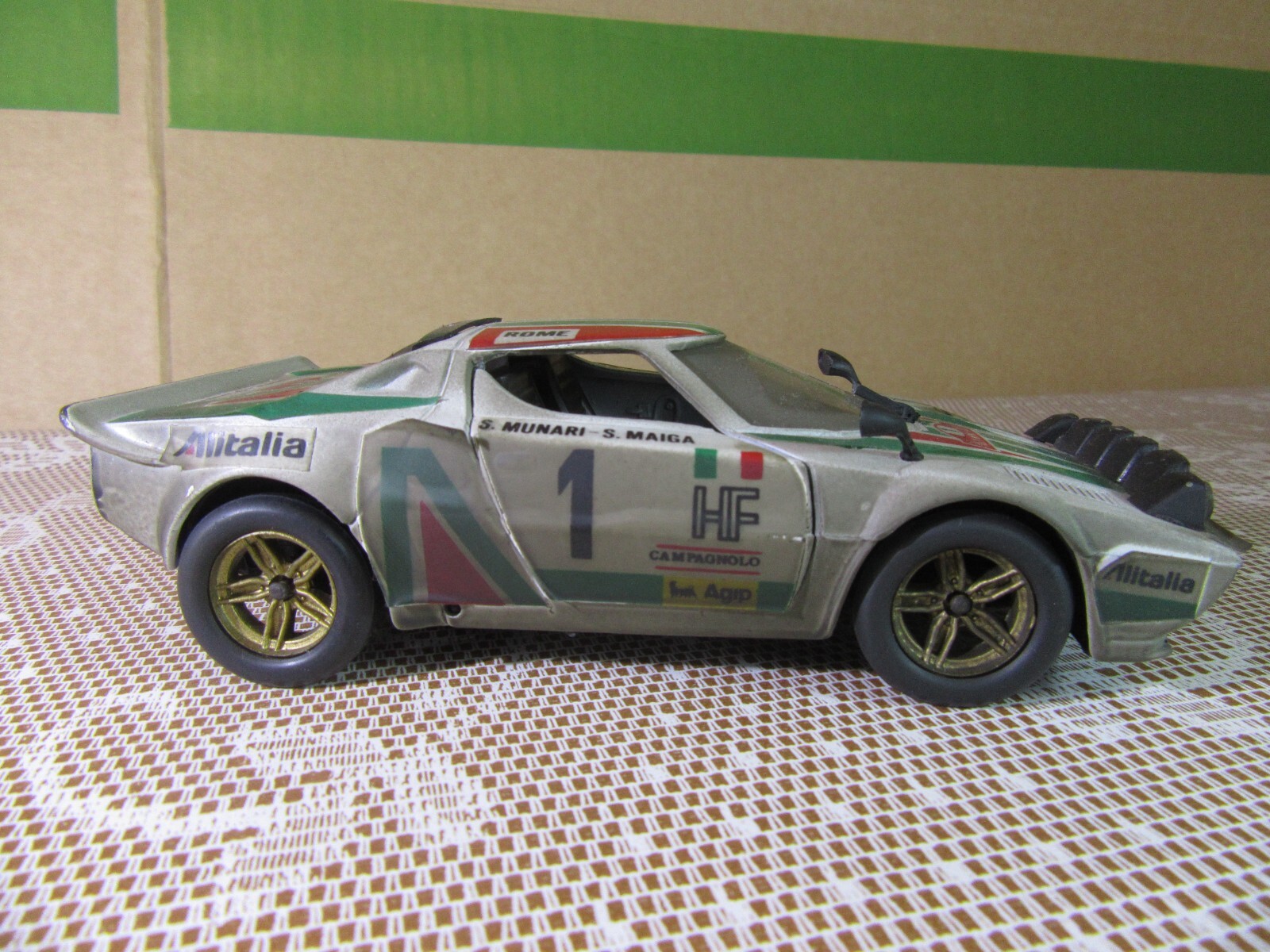 T09-C08 WRC公認 1/24 Lancia Stratos Munari-Maiga Rallye Monte-Carlo 1977 ランチア ストラトス モンテカルロ Altaya 1:24 Lancia Stratos HF #1 Winner Rallye Monte Carlo