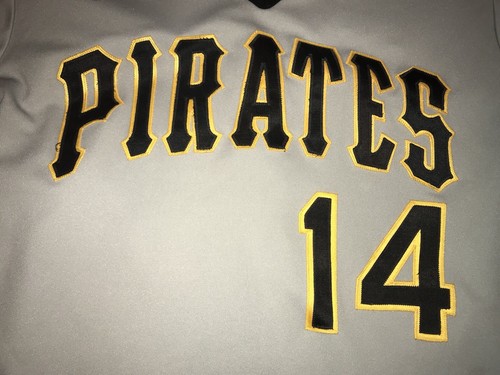 1988 Pittsburgh Pirates Game Used Jersey - Rare - RSC Patch - Ken Oberkfell-