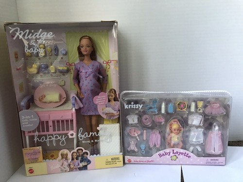 midge and baby happy family barbie