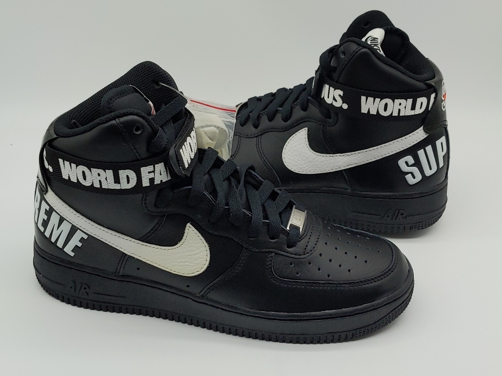 supreme af1 high black