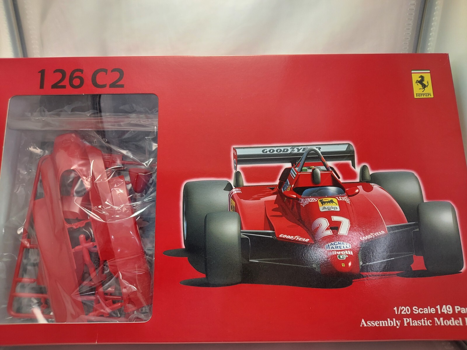 Fujimi 1/20 scale Ferrari 126 C2 Plastic model kit From