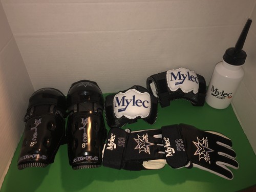 Mylec Player’s Hockey Set Gloves, Shin Pads, Elbow Pads, Water Bottle Small