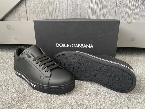 Pre-owned Dolce & Gabbana Dolce&gabbana Men's Sneaker 10 & 11 In Black