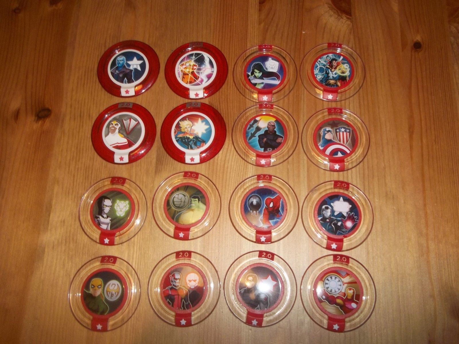 Disney Infinity Power Discs Complete set Marvel 2.0 (42/42) Ship worlwide