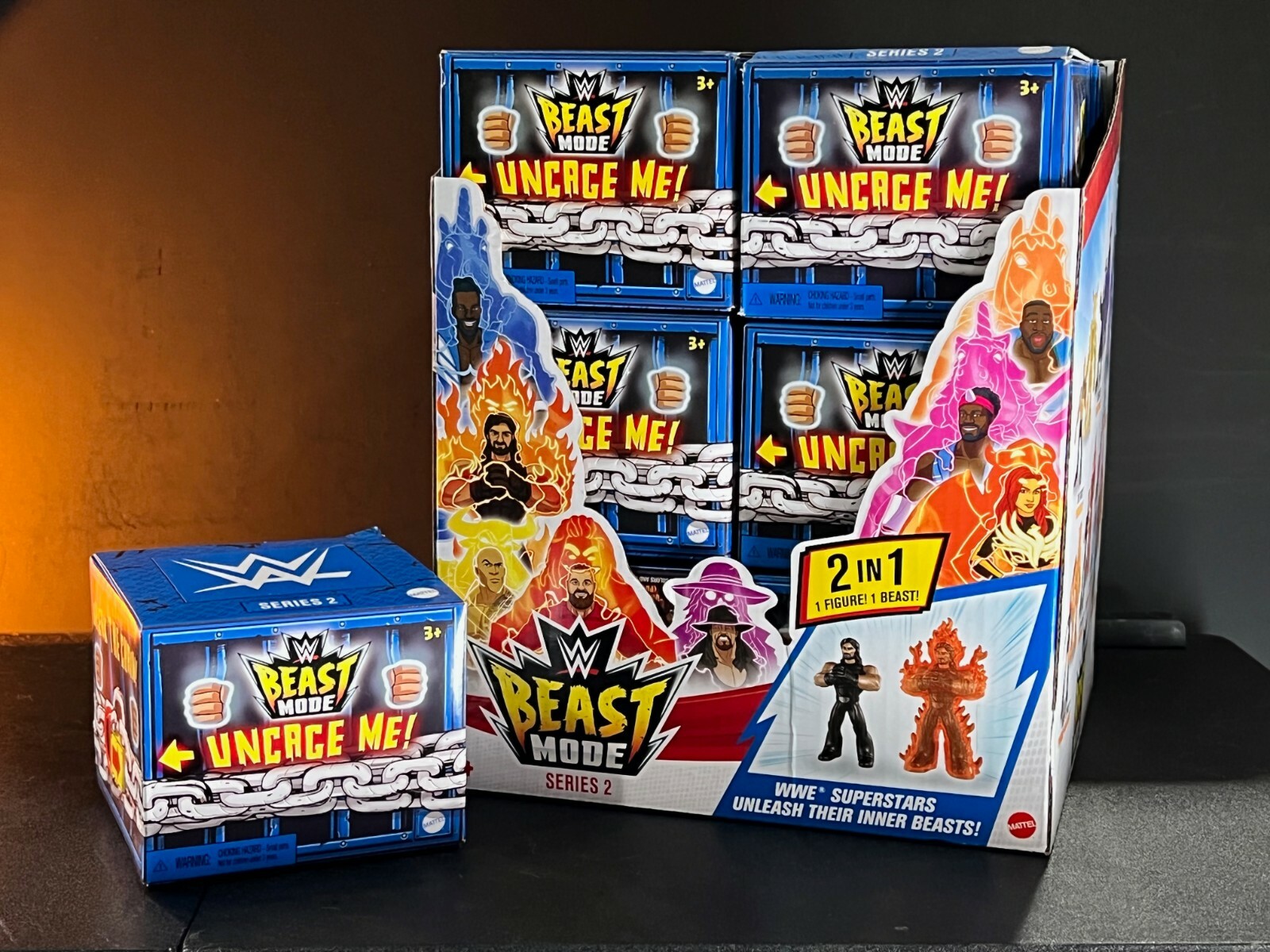 SALE - WWE Beast Mode 2 & 1 Blind Box coded CHOOSE Bray Seth