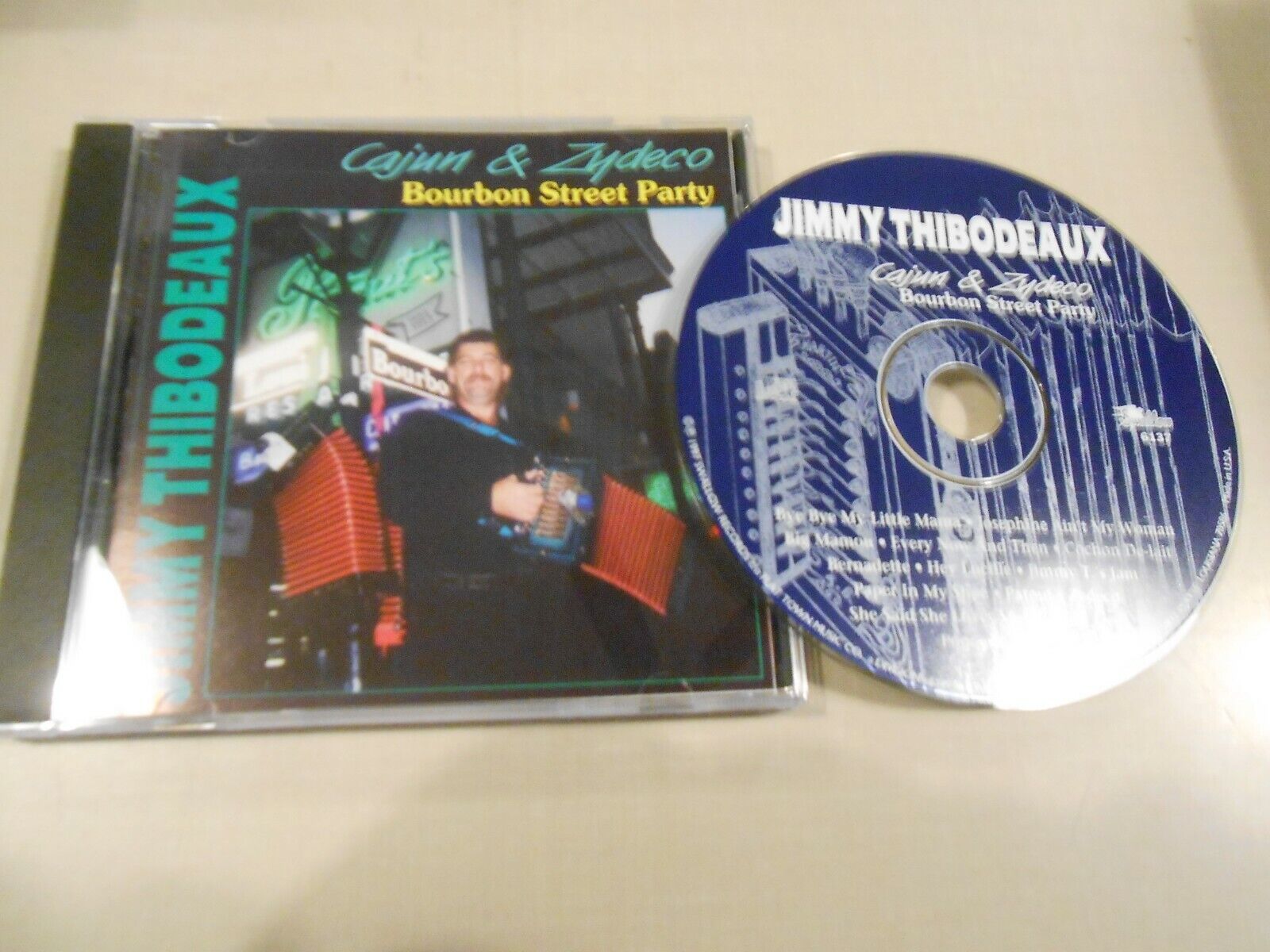 Cajun & Zydeco Bourbon Street Party CD by Jimmy Thibodeaux Cajun & Zydeco Bourbon Street Party CD by Jimmy Thibodeaux