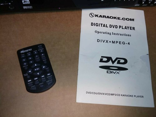Karaoke.com Karaoke DVD Player DIVX+ MPEG-4 Model ML-517 *Tested Works Great