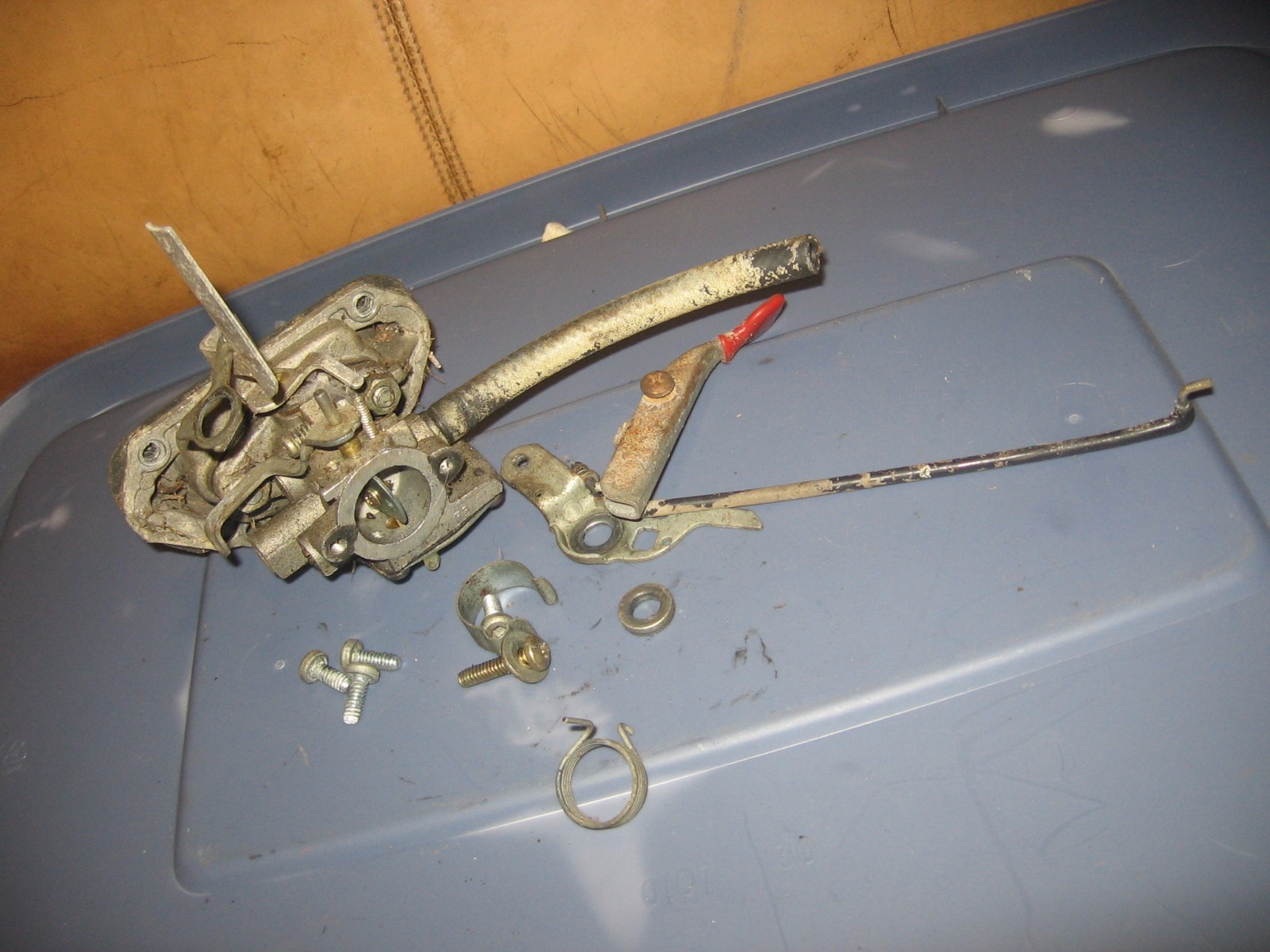 Strikemaster Cobra 3.0 hp carburetor reed valve throttle link ice auger parts