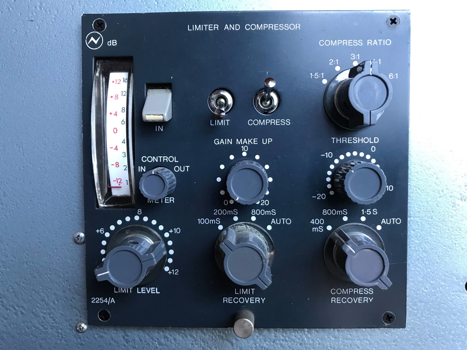 NEVE 2254 E Stereo Racked Vintage Pair with Power Supply BBC Audix CalrecAM6/17A