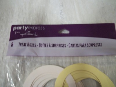 Hallmark NEW Duck / Bear / Rattle Baby Shower Treat Boxes 2 Sets 16 total / CUTE