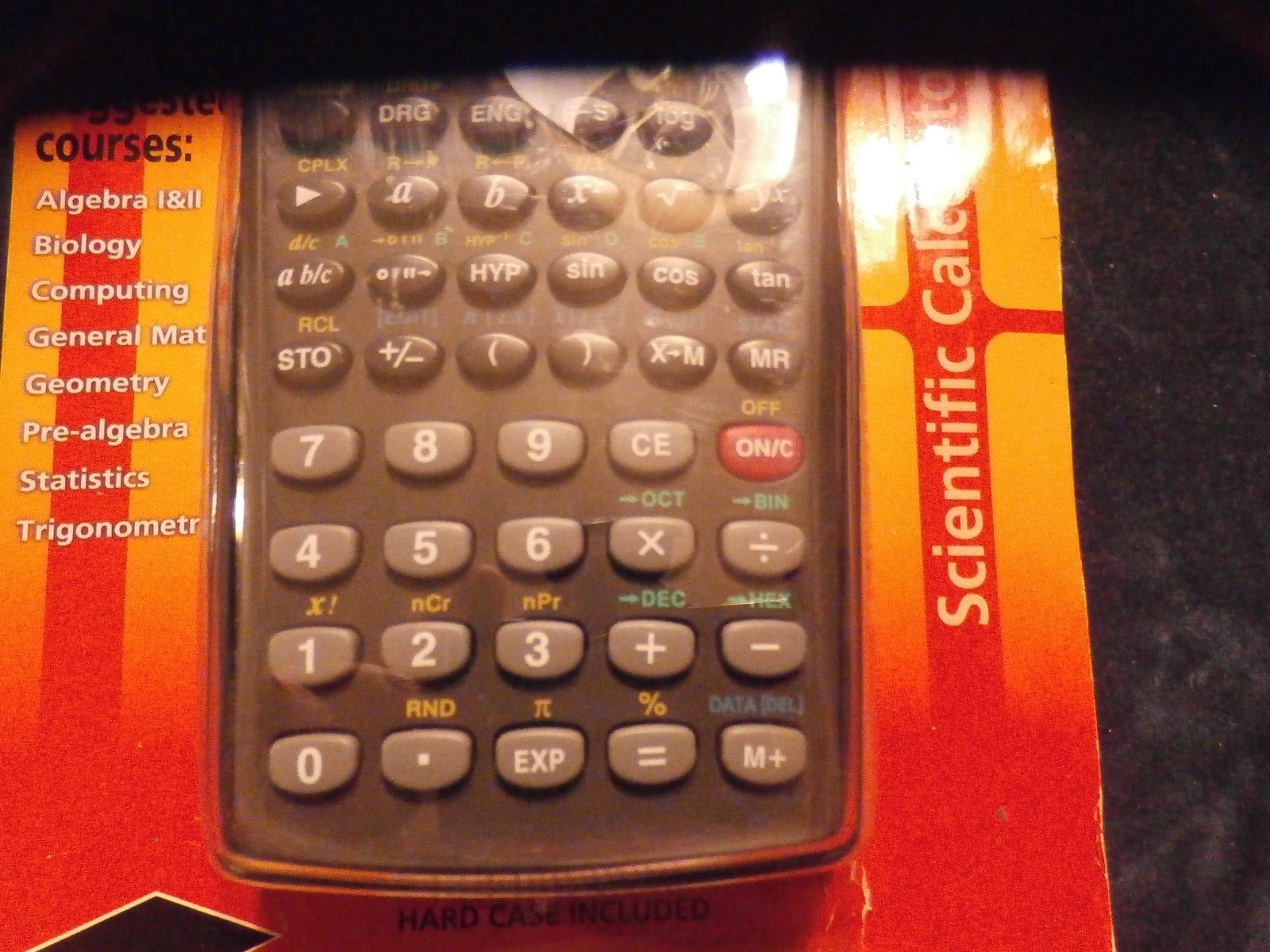 Canon F-604 Scientific Calculator Brand New Black With Hard Case